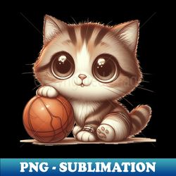 Cat basketball player - Signature Sublimation PNG File - Spice Up Your Sublimation Projects