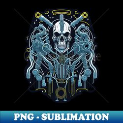 Cyborg Heads S03 D13 - High-Quality PNG Sublimation Download - Perfect for Sublimation Art