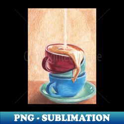 Coffee Cup - Modern Sublimation PNG File - Perfect for Personalization