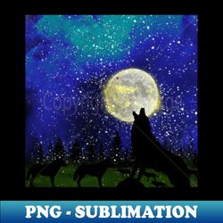Wolfs - Decorative Sublimation PNG File - Add a Festive Touch to Every Day