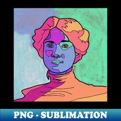 Victorian Fauvist Woman - Digital Sublimation Download File - Create with Confidence