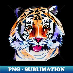 Tiger watercolor - Artistic Sublimation Digital File - Add a Festive Touch to Every Day
