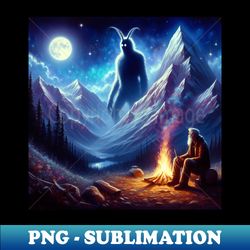 Mountaineer and Mothman - Exclusive PNG Sublimation Download - Perfect for Creative Projects