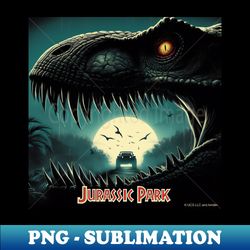 Jurassic Park Open Mouth - Creative Sublimation PNG Download - Create with Confidence