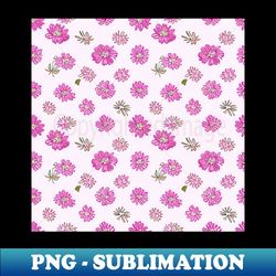 Bunch Of Pink Floral Repeating Seamless Flower Pattern - Signature Sublimation PNG File - Unlock Vibrant Sublimation Designs