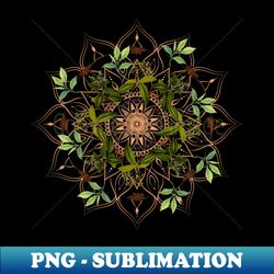 Cinnamon Mandala herbal talisman - Instant PNG Sublimation Download - Spice Up Your Sublimation Projects