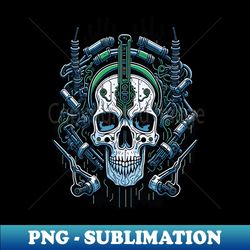 Cyborg Heads S03 D17 - Elegant Sublimation PNG Download - Capture Imagination with Every Detail