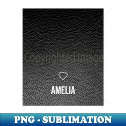 Amelia - PNG Transparent Sublimation Design - Transform Your Sublimation Creations