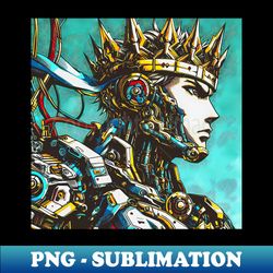 Cyborg King - Creative Sublimation PNG Download - Bold & Eye-catching