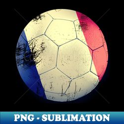 World Cup France Football - Vintage Sublimation PNG Download - Bold & Eye-catching