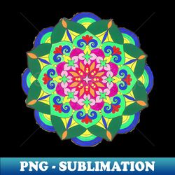 Development and Learning Mandala - Premium Sublimation Digital Download - Bring Your Designs to Life