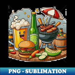 BBQ - Instant PNG Sublimation Download - Instantly Transform Your Sublimation Projects