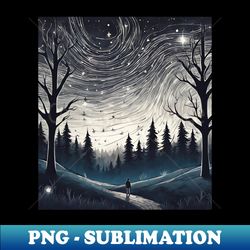 Who stole the night - Exclusive Sublimation Digital File - Bring Your Designs to Life