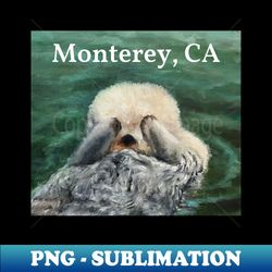 Blushed Otter Monterey - PNG Transparent Sublimation File - Revolutionize Your Designs