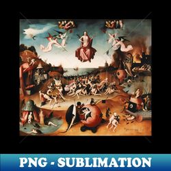 The Last Judgment-Hieronymus Bosch 1500-1510 - Exclusive PNG Sublimation Download - Perfect for Sublimation Mastery