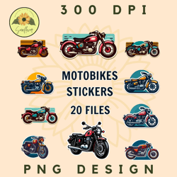 Motobikes Stickers PNG