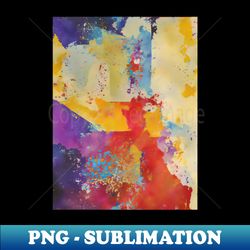 vibrant textured brush strokes unique pattern and collage paintings for art - signature sublimation png file