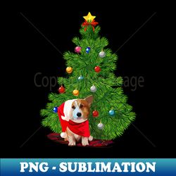 Corgi and Christmas - PNG Transparent Sublimation Design