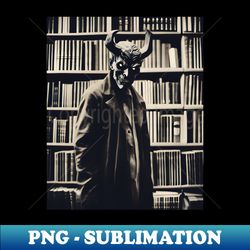 Demon Librarian - Artistic Sublimation Digital File