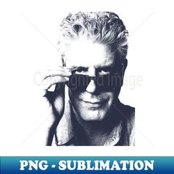 Anthony Bourdain The Chef - Signature Sublimation PNG File