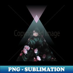 Floral Charm - PNG Transparent Digital Download File for Sublimation