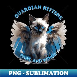 Guardian Siamese Kitten - Signature Sublimation PNG File