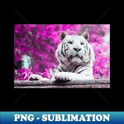 White Tiger Color Pop - Trendy Sublimation Digital Download