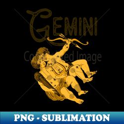 Gemini ))(( Astrological Sign Zodiac Constellation Design - Stylish Sublimation Digital Download