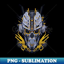 Mecha Skull S02 D17 - Premium PNG Sublimation File
