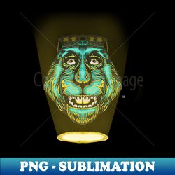 Monkey Smile - PNG Transparent Digital Download File for Sublimation