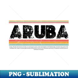 aruba island gift - modern sublimation png file
