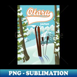 Otaru Japan to ski. - PNG Transparent Sublimation Design