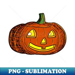 Halloween Jack O' Lantern with Dark Shadow - Instant PNG Sublimation Download