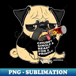 Pugfat PR - PNG Sublimation Digital Download