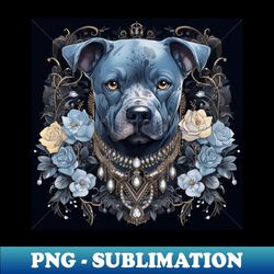 Blue Pitty - High-Quality PNG Sublimation Download