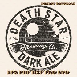 Death Star Pale Ale Star Wars Svg Disney Death Star Dark Ale Svg