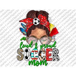 Afro Messy Bun Soccer Mom Png Sublimation Design, Black Woman Png, Soccer Mom Clipart, Afro Soccer Mom Png, Soccer Png,