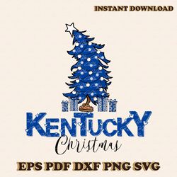 Kentucky Wildcats Christmas Trees NCAA Svg Digital Download