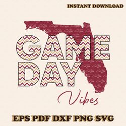 Florida State Football Game Day Vibes Svg