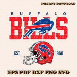 Buffalo Bills Football Helmet Svg Digital Download