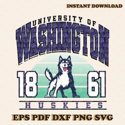University Of Washington Huskies 1861 SVG