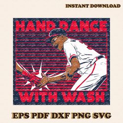Ron Washington Hand Dance With Wash SVG Cutting File