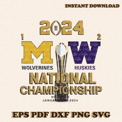 Wolverines Vs Huskies National Championship PNG