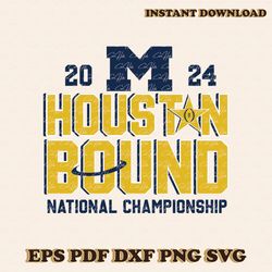 Houston Bound National Championship 2024 SVG