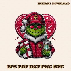 Grinch Love Delivered With A Wink PNG