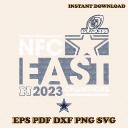 2023 NFC East Division Champions Cowboys SVG