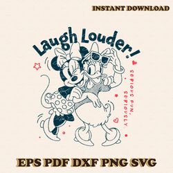 Daisy and Donald Laugh Louder SVG