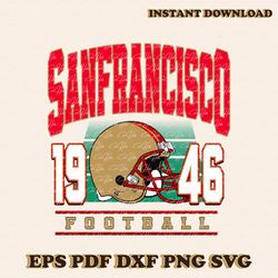 Retro San Francisco Football 1946 SVG