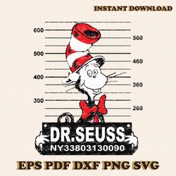 Dr Seuss Funny The Cat In The Hat SVG