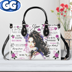 Selena Quintanilla handbag ,Collection Leather Bag Women Leather Hand Bag, Personalized Handbag, Women Leather Bag, Musi
